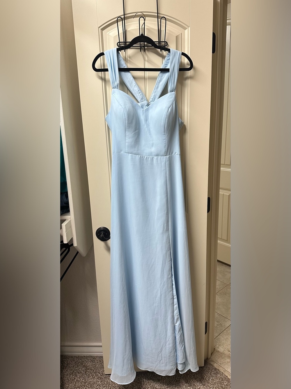 Azazie Jane Sky Blue Bridesmaid Dress